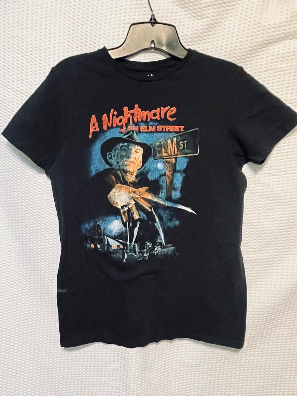 A Nightmare on Elm Street Freddy Krueger Women’s Small Black Graphic T-Shirt